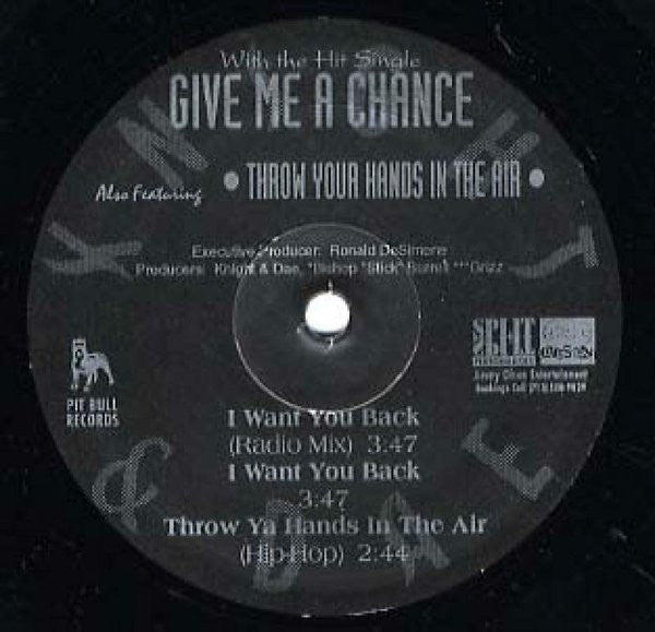 Knight & Dae : Give Me A Chance / Throw Ya Hands In The Air (12")