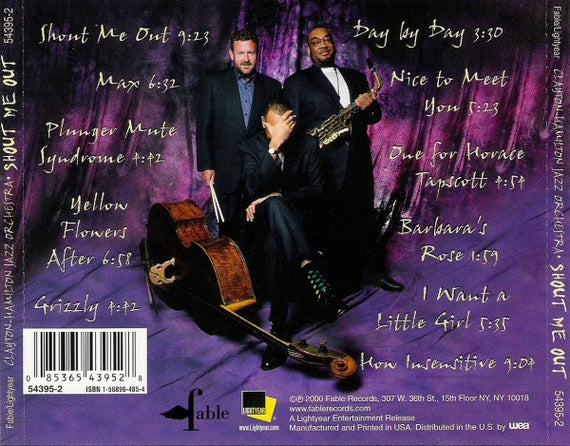 The Clayton-Hamilton Jazz Orchestra : Shout Me Out! (CD, Album)