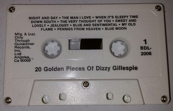 Dizzy Gillespie : 20 Golden Pieces Of Dizzy Gillespie (Cass, Comp)