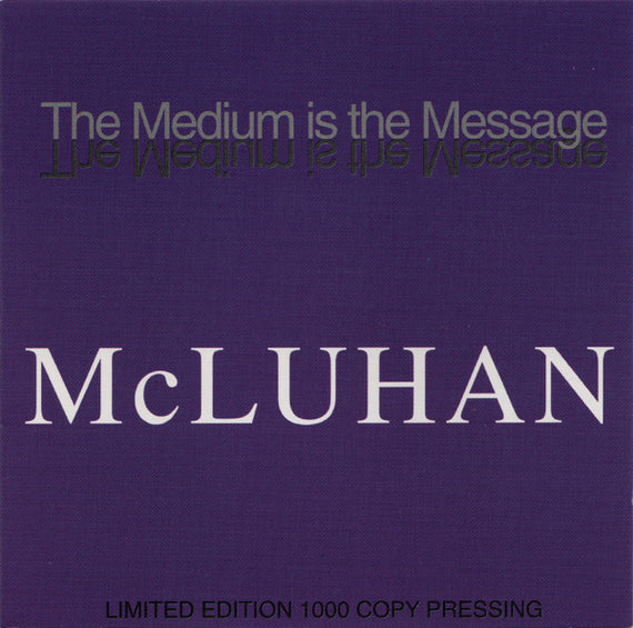 David Newfeld : The Medium Is The Message - Marshall McLuhan (CD, Album, Ltd)