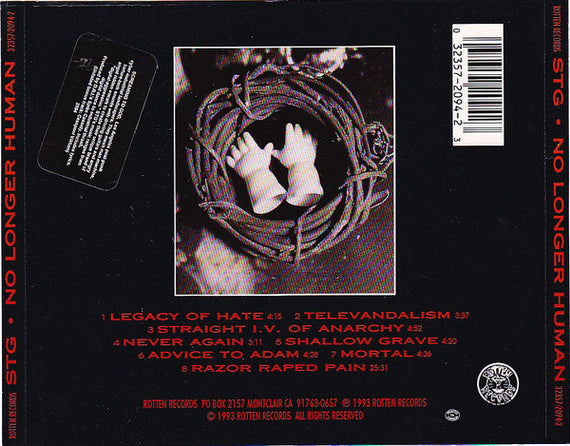 STG : No Longer Human (CD, Album)