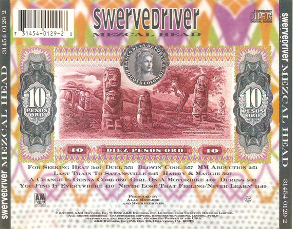 Swervedriver : Mezcal Head (CD, Album)