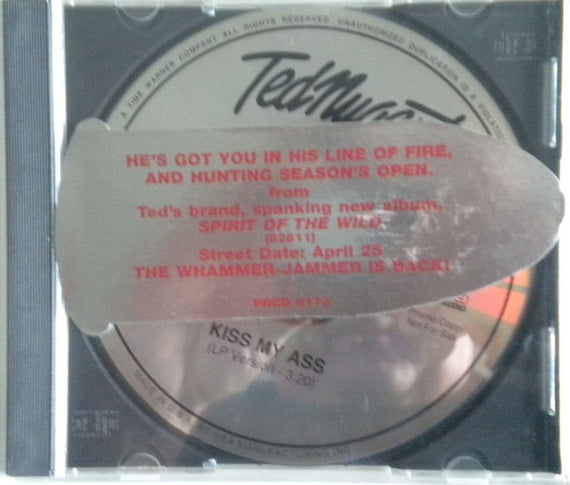 Ted Nugent : Kiss My Ass (CD, Single, Promo)