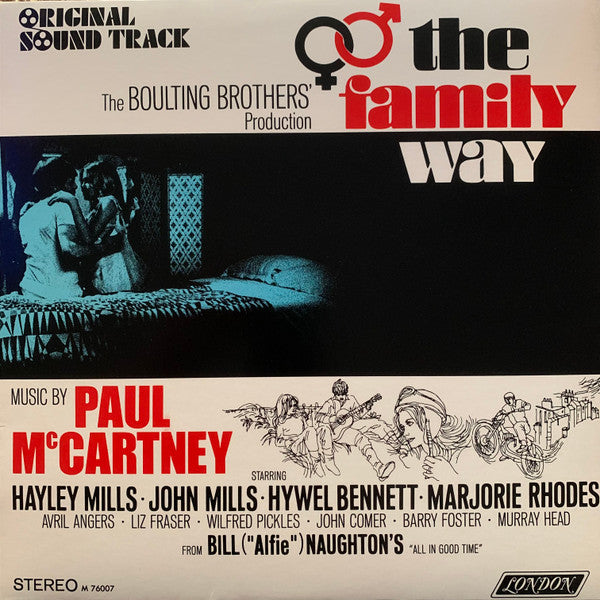 Paul McCartney : The Family Way (Original Sound Track From The Film) (LP, Album, Mono, Unofficial)