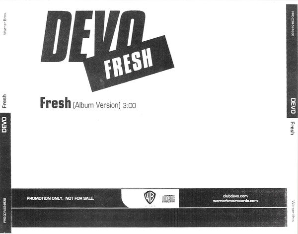 Devo : Fresh (CD, Single, Promo)