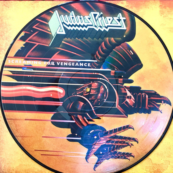 Judas Priest : Screaming For Vengeance (LP, Album, Pic, RE, 30t)