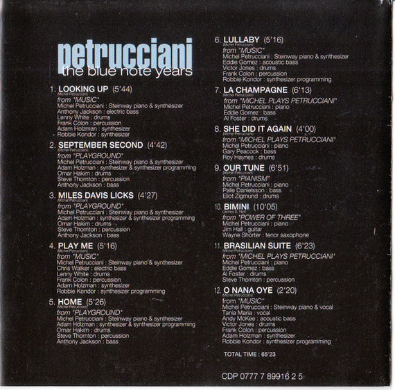 Michel Petrucciani : The Best Of Michel Petrucciani - The Blue Note Years (CD, Comp)