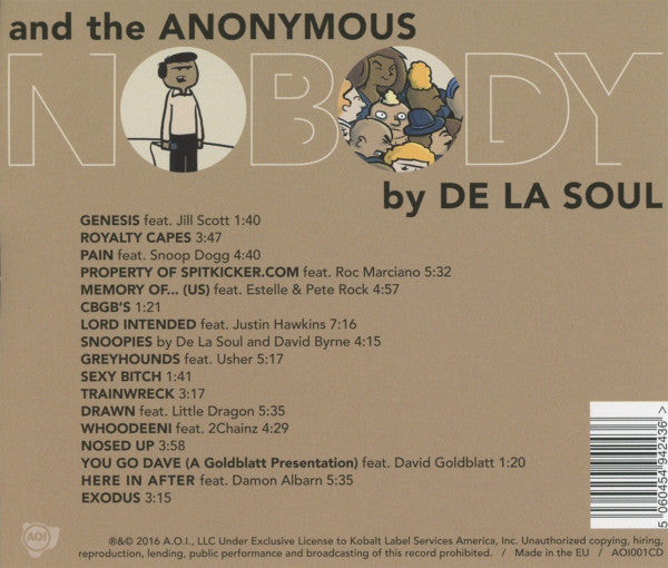 De La Soul : And The Anonymous Nobody (CD, Album)