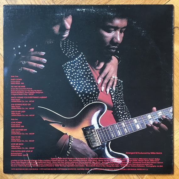 Willie Hutch : Ode To My Lady (LP, Album, Hol)