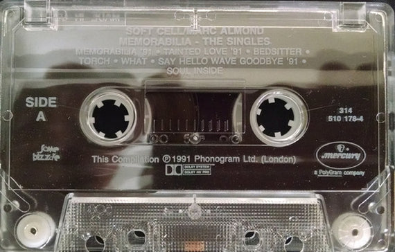 Soft Cell / Marc Almond : Memorabilia - The Singles (Cass, Comp, Club)