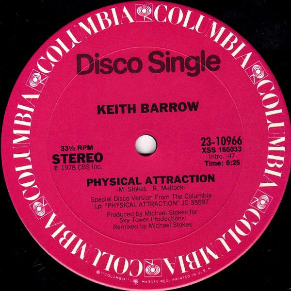 Keith Barrow : Physical Attraction (12")