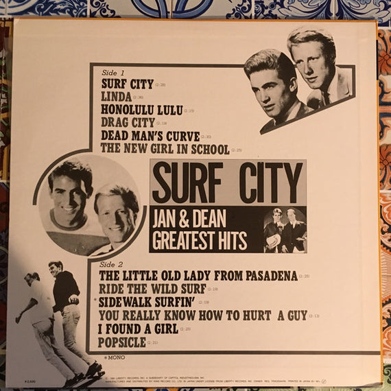 Jan & Dean : Surf City Greatest Hits (LP, Comp)